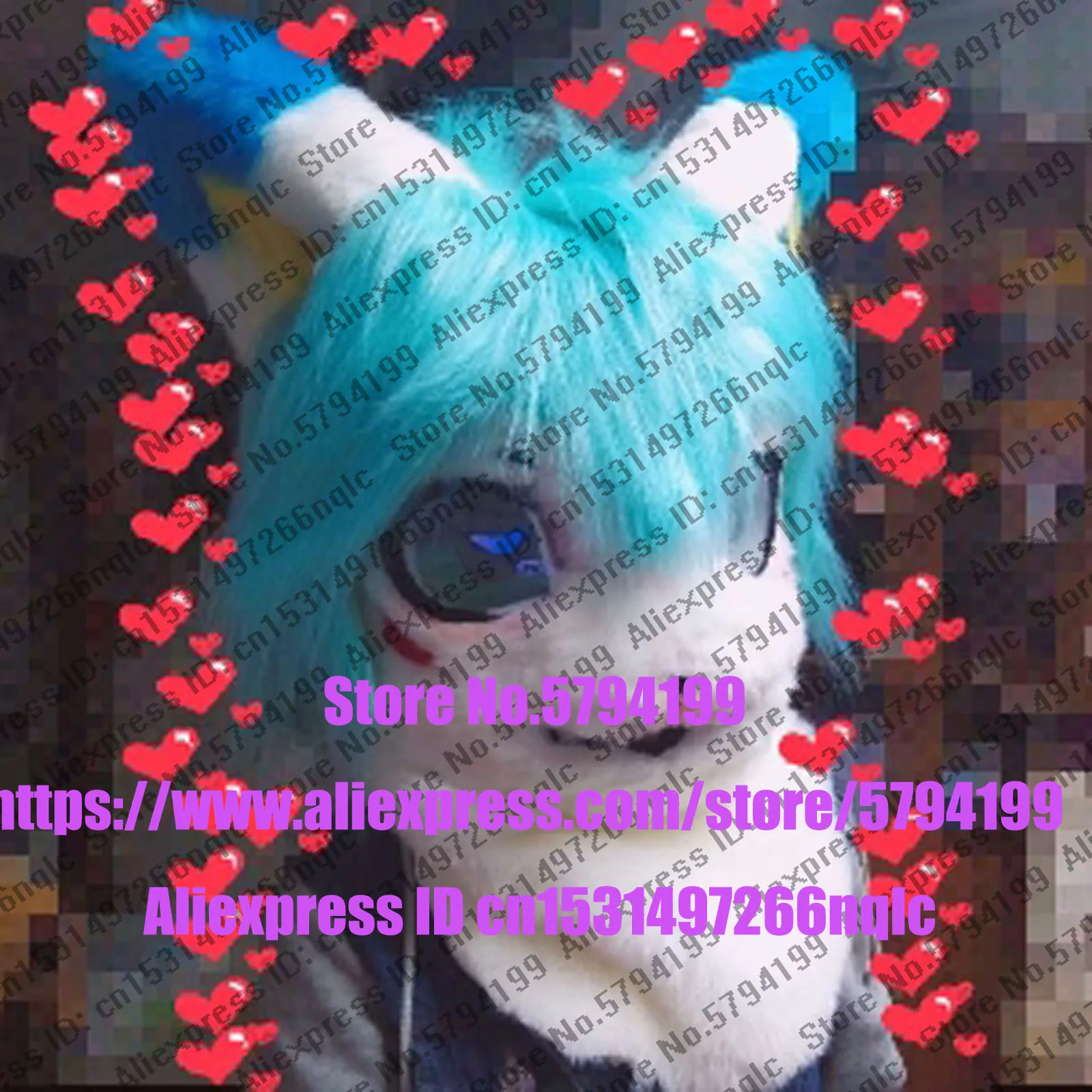 Customized Available REAL PHOTO dx008 head CAT full sets husky dog Suit fursuit Costume fox Party Carnival Gift | Тематическая