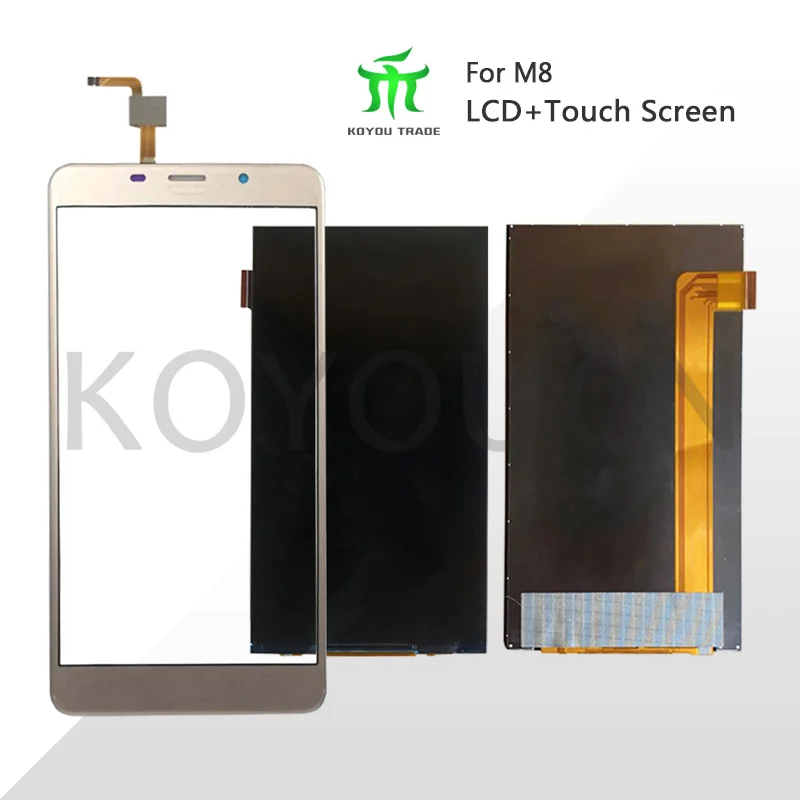 

Black/Gold For Leagoo M8 LCD Display+Touch Screen Digitizer Repair Parts for Leagoo M8 Pro LCD Screen Glass Panel Sensor+Tools