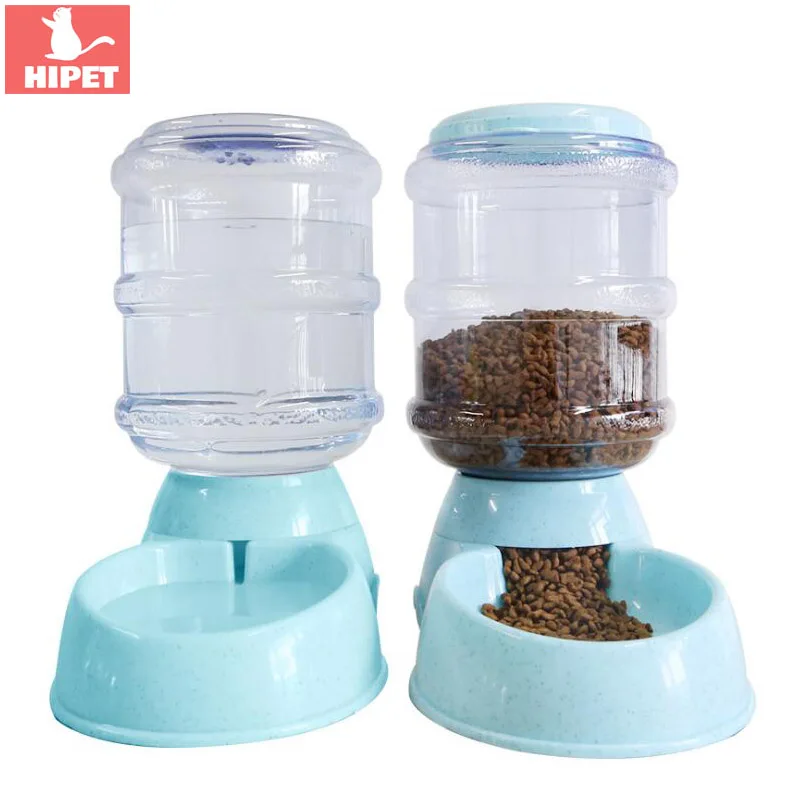 

3.5L Large Capacity Pet Water Dispenser For Dog Cat Drinking Feeding Bowl Plastic Automatic Puppy Dogs Food Water Feeder Bowl