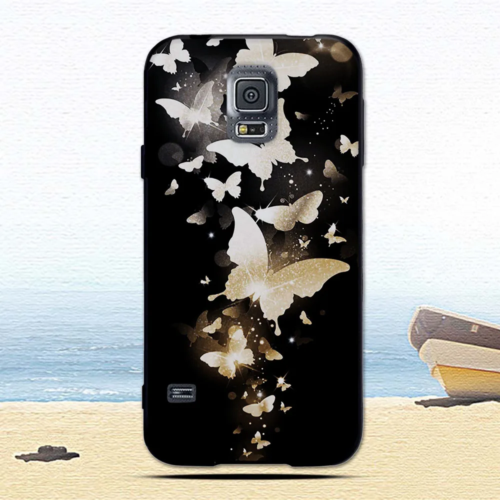 Чехол для Samsung Galaxy S5 I9600 SM G900 5 1 дюйма чехлы телефонов с черной границей Мягкая