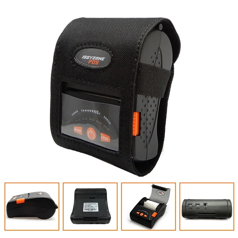 Продажа ISSYZONEPOS Android Bluetooth принтер мобильный беспроводной мини штрих код 58 мм Термальный чековый POS принтер iOS Телефон Бесплатные SDK программы