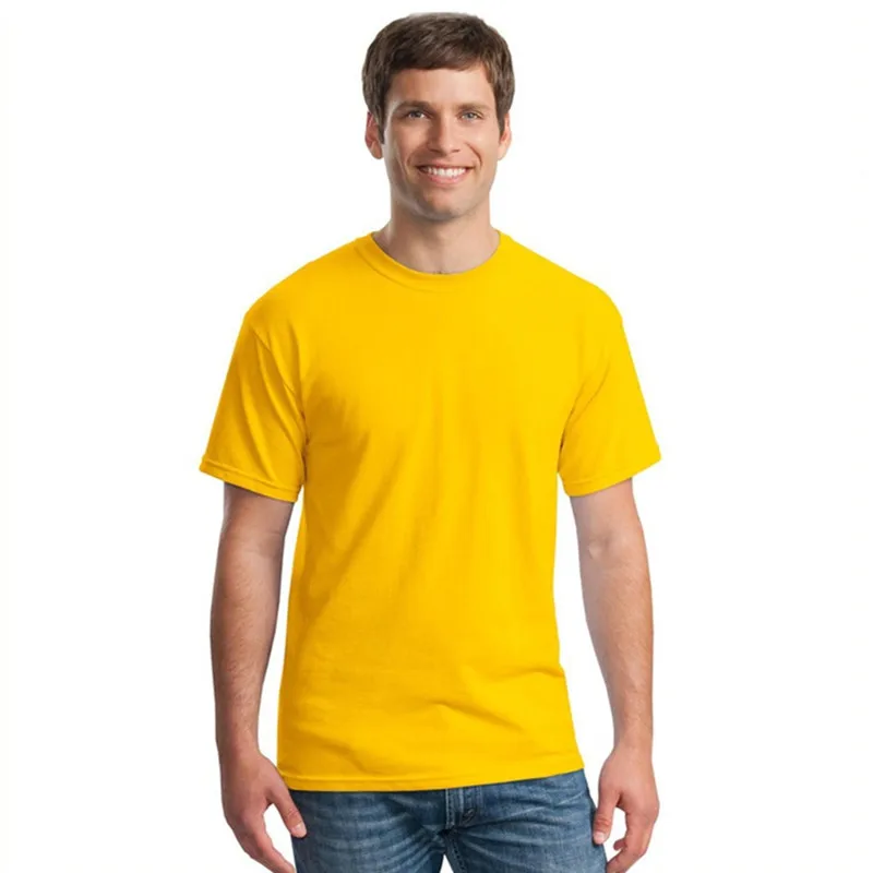 

2020 Summer short sleeve Tshirt Solid Prints O Neck Slim Style Basic men Tops Tees tshirt