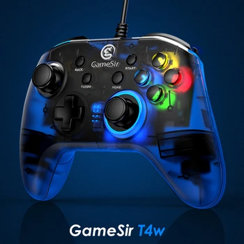 

GameSir T4w Type-C Wired Game Controller for Windows 7/8/10 PC Gamepad with Vibration Motors and Turbo Function