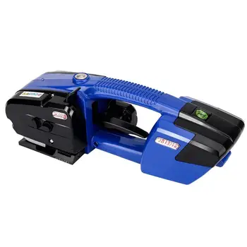

Electric Strapping Machine for PP/PET Strapping Tool Portable Belt Banding Machine1/2 to 5/8 Inch Width (Blue and Black)