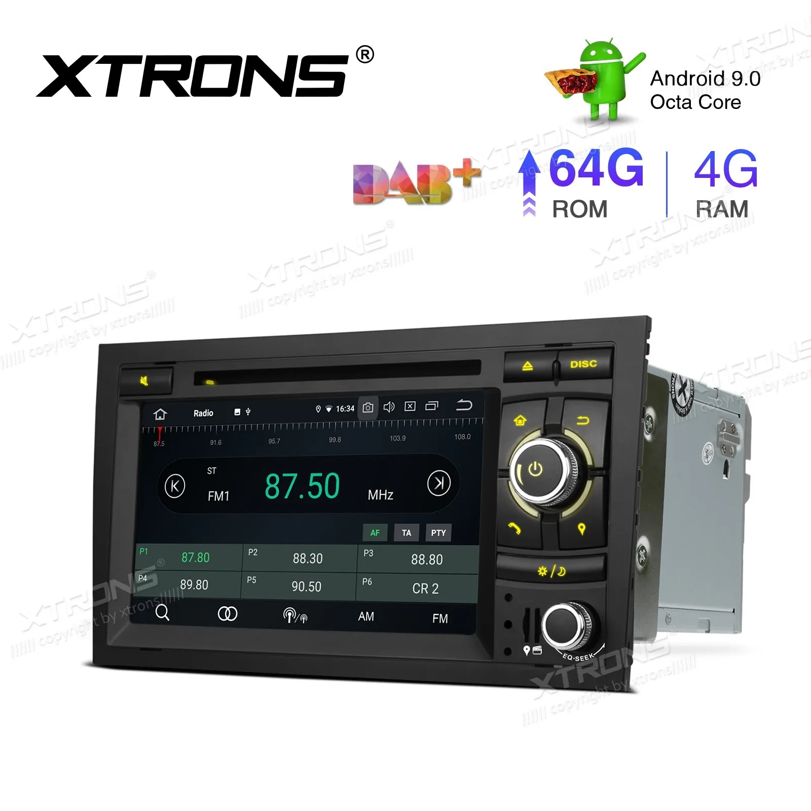 Clearance 7" Android 9.0 OS Car DVD Multimedia Navigation GPS Radio for Seat Exeo 2008-2013 with Plug-and-Play Design & 2K Video Support 2