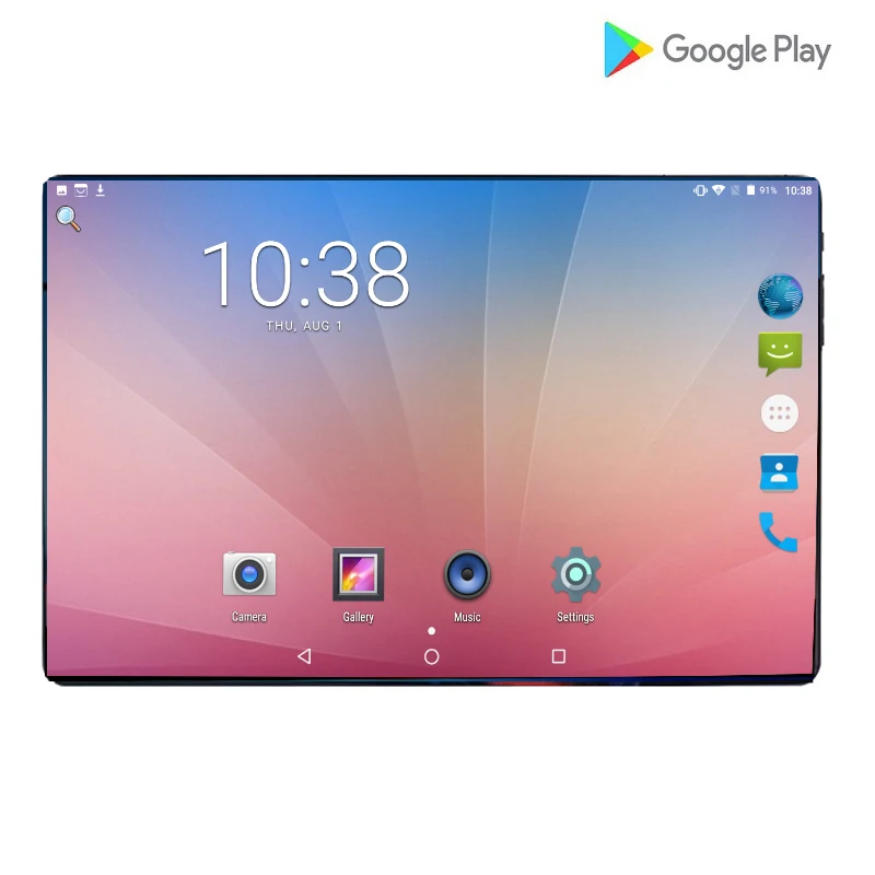 2019 Новый 2.5D 10 дюймов Android 9,0 Tablet PC 1280x800 Octa Core 6 ГБ Оперативная память 128 Гб Встроенная память 8.0MP Dual SIM карты 4G Телефонный звонок видео таблетки