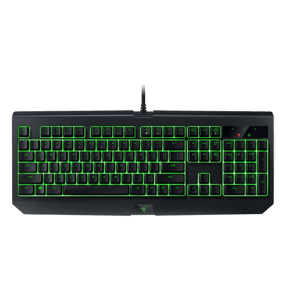 Механическая игровая клавиатура razer Blackwidow Ultimate с подсветкой, полностью программируемая тактильная клацкая Клавиатура razer Green Switch
