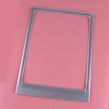 

beler Matte Silver Middle Console Upper Storage Box Cover Trim Frame ABS Fit For Ford F150 2015 2016 2017 2018 2019