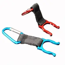 1 Pc Bottle Hanging Buckle Clip Outdoor Hiking Water Bottle Kettle Quick-hanging Buckle Beverage Bottle Ring Holder Random Color