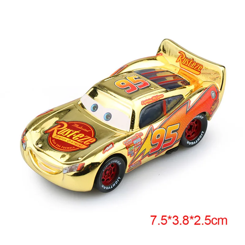 Дисней Pixar тачки 3 Diecasts игрушечный транспорт мисс фриттер Молния Маккуин Джексон
