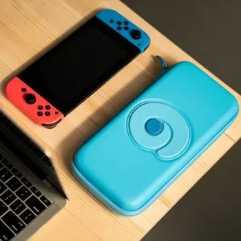 

Nintend Switch Portable Case Blue Cute Storage Bag PU Waterproof Cover Shell For Nintendo Switch Lite Game Console Accessories
