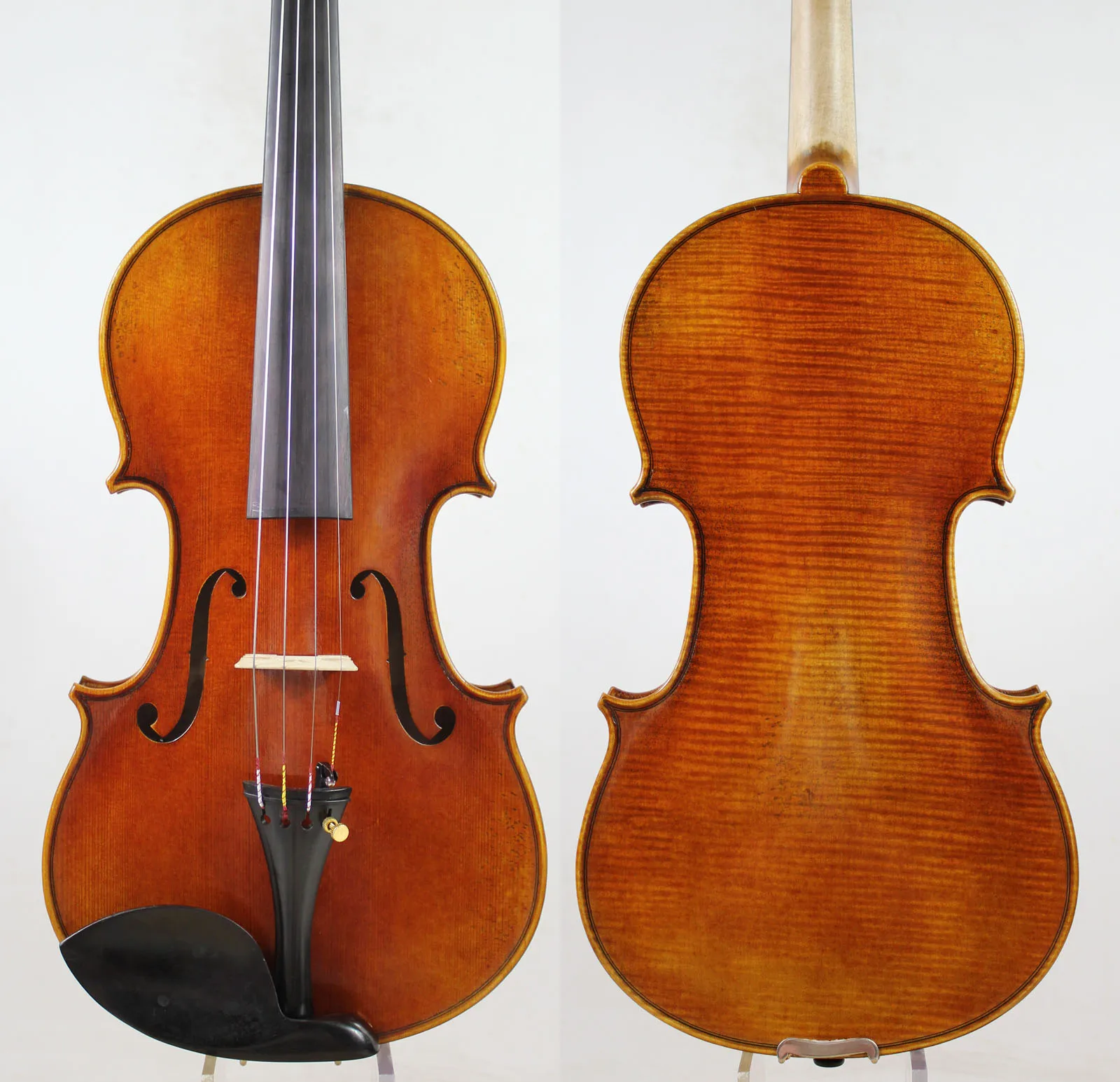 

60-y old Spruce!Amazing 1 Pc Back!Antonio Stradivari Soil Violin 4/4 violino Copy, All European Wood,Free Shipping!