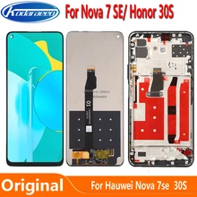 Original Screen for Huawei Nova 7 SE CDY-AN00 CDY-NX9B LCD Dispaly Screen Touch Digitizer With Frame honor 30s CDY-AN90 LCD