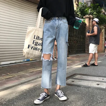 

2020 Vintage women Jeans Boyfriend Curl Denim harem Pants Woman Oversize High Waist Jean female Oversize pants