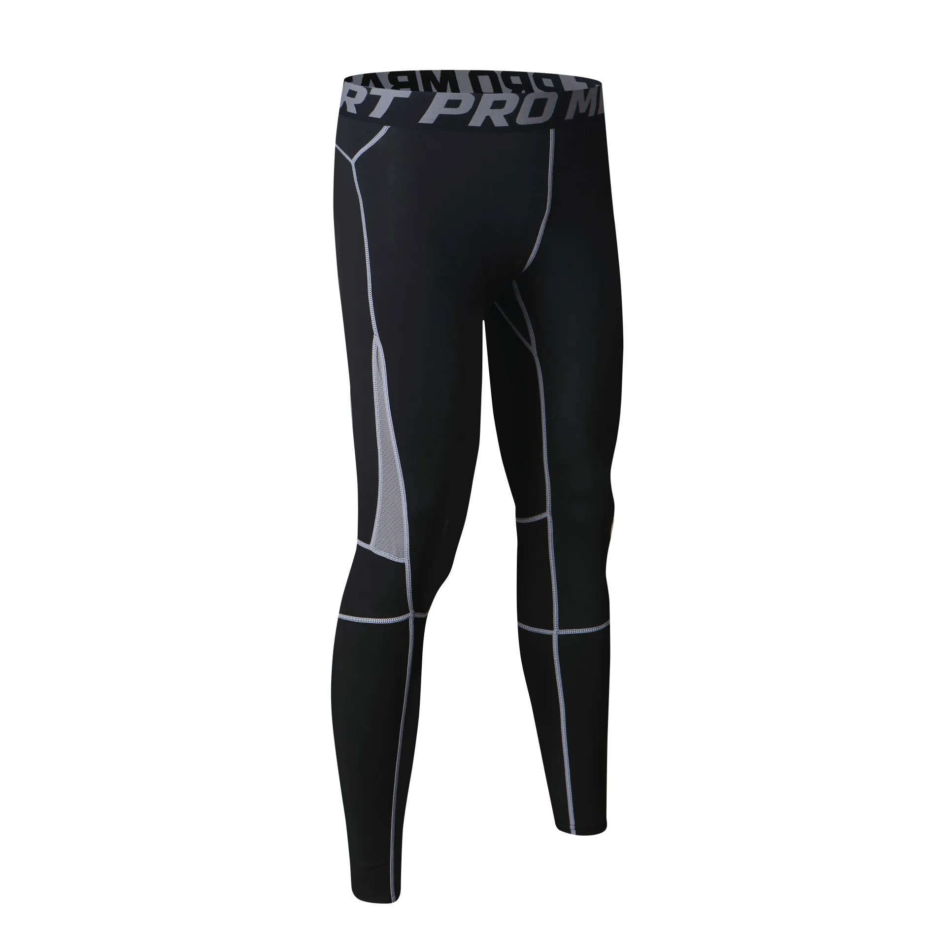 Men's Sports Pro Tight Pants Stretch Trousers Men Quick-Dry Fitness Compression Pants Base Training Trousers