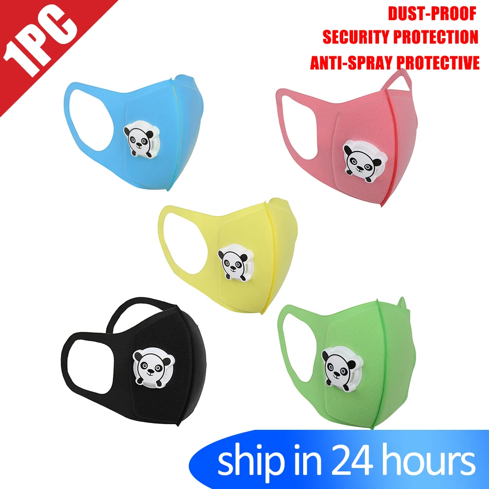 

Kids Cartoon Print Mouth Protective Mask Cover Dustproof Breathable Face Nose Filter Cover Protection Masks
