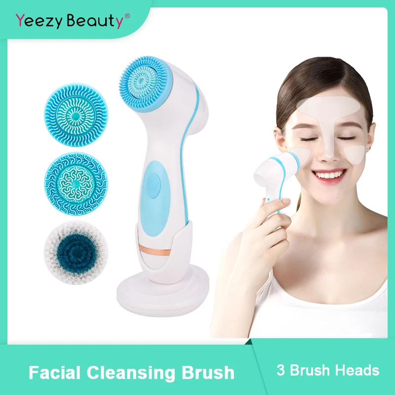 Facial Cleansing Brush Sonic Face Skin Brush Facial Spa Massager