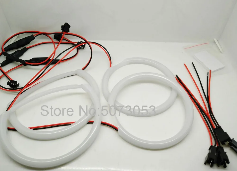 Хлопковый светодиодный набор колец Angel eyes Halo для mazda 3 atenza axela M3 седан хэтчбек 2004-2011 высокая яркость
