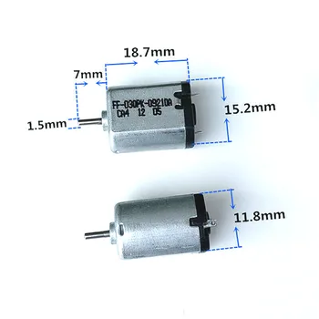 

FF-030PK-09210 DC 3V 5V 6V 14800RPM Micro Electric 030 Motor Mute Mini Micro Engine for DIY Electronic Lock Car Boat Hobby Toys