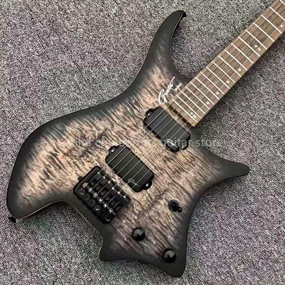 

FACTORY,Grote 6 Strings Electric Headless Guitar,Black Hardware,Free Shipping