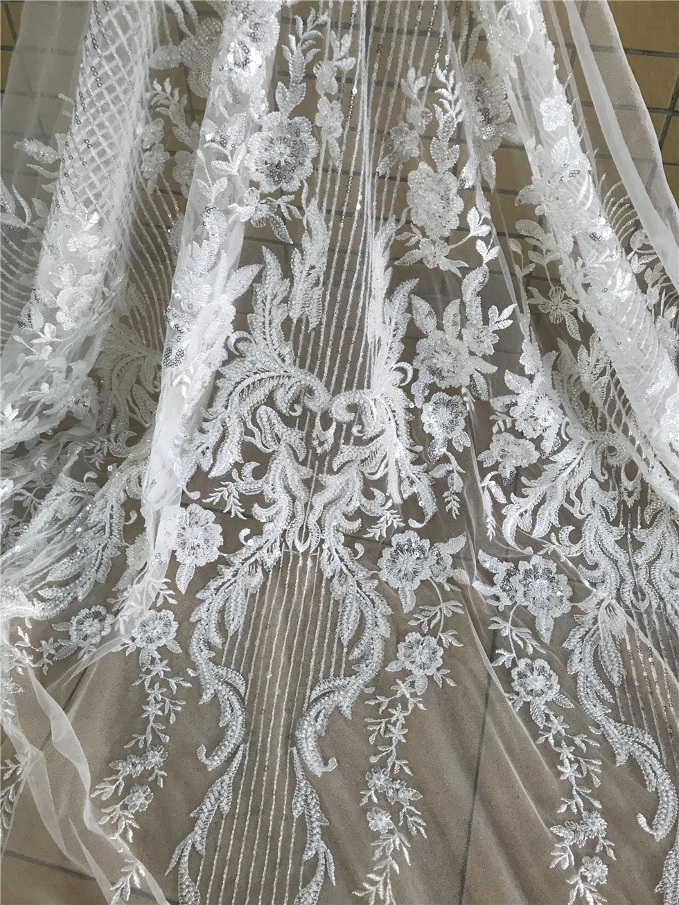 

Африканская кружевная ткань высокого качества, кружевная ткань, французское Сетчатое кружево, тюль, сетчатая ткань, кружевные бусины, свадебная ткань