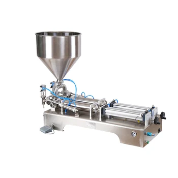 

Pneumatic double-head paste filling machine stainless steel quantitative filling machine