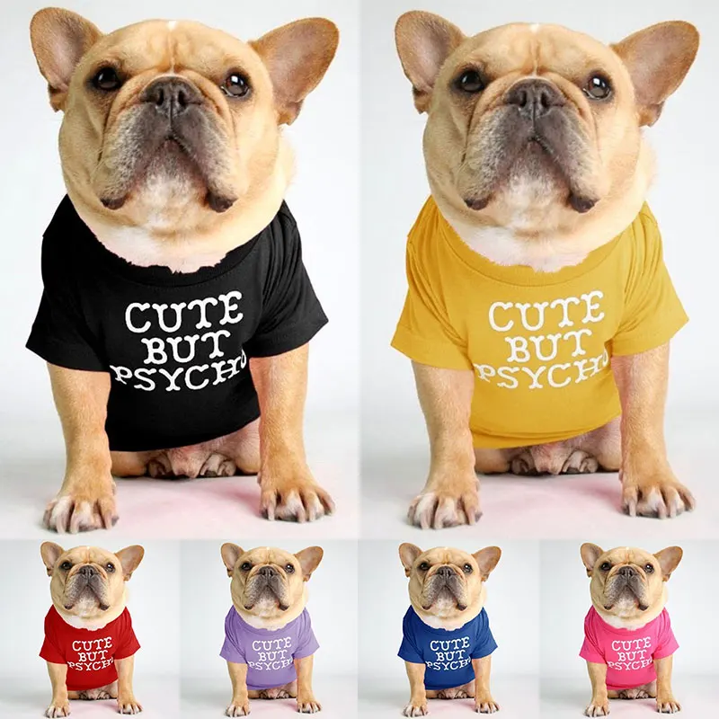 

Dog Clothes Pullover Dogs Pets Clothing Cute Polyster Colorful Comfortable Puppy Dog Accessory Bottoming Clothing Cat T-Shirt