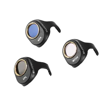 

3PCS Waterproof Camera Lens Filters Set MCUV CPL ND8 Polarizers Kit UV Filter Suit With Storage Box For DJI Spark