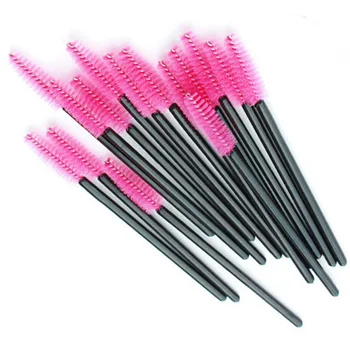 

New 100 PCS Disposable Eyelash Mini Brush Mascara Wand Applicator Spooler Makeup SCI88