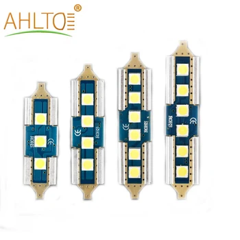 

1X Interior Bright Lamps Festoon CANBUS 31mm 36mm 39mm 41mm C5W C10W Led 2835 3SMD 4SMD 6SMD Car Reading Bulb Dome White Led 12V