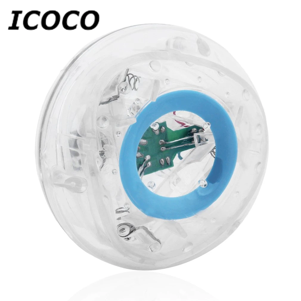 ICOCO Новинка многоцветный Водонепроницаемый светодиодный светильник для ванной игрушка с безопасной водой Светодиодный дисплей для детей