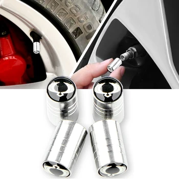 

4 pcs/set fashion Car styling Wheel round Tire Valve Caps For SsangYong Actyon Turismo Ssang Yong Rodius Rexton Korando Kyron