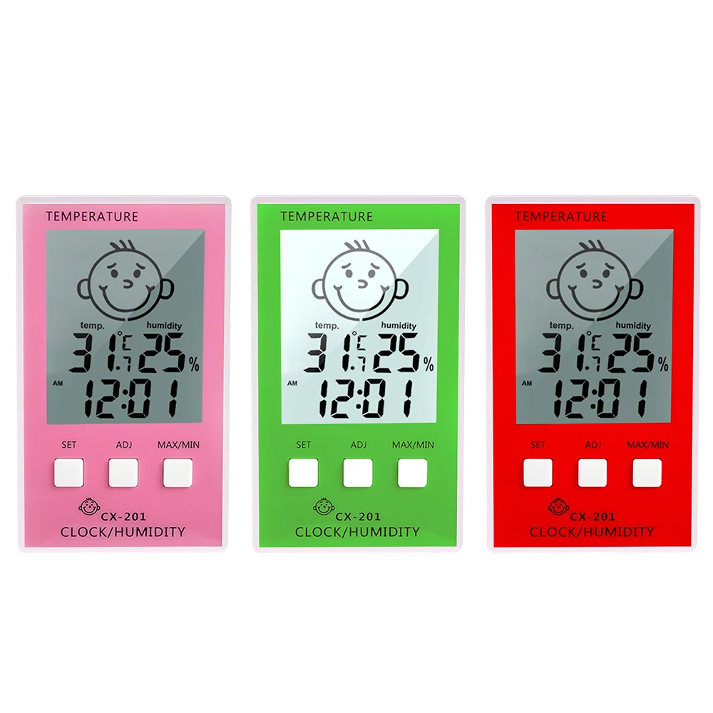 

LCD Digital Thermometer Hygrometer table Clock Temperature Humidity Measurement Temperature weather station Diagnostic-tool