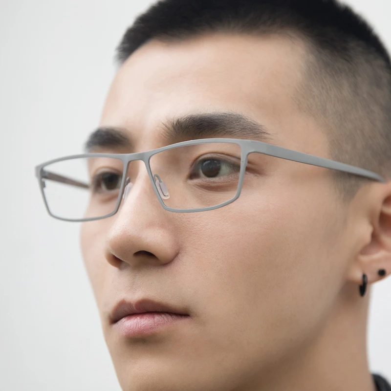 

2019New B Titanium Eyeglasses Frame Men Prescription Ultralight Full Elastic Myopia Optical Glasses Frame Man Screwless Eyewear