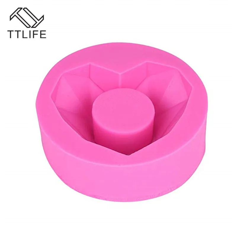 TTLIFE изготовление суккулентов бетонная силиконовая форма 3D цветочный горшок
