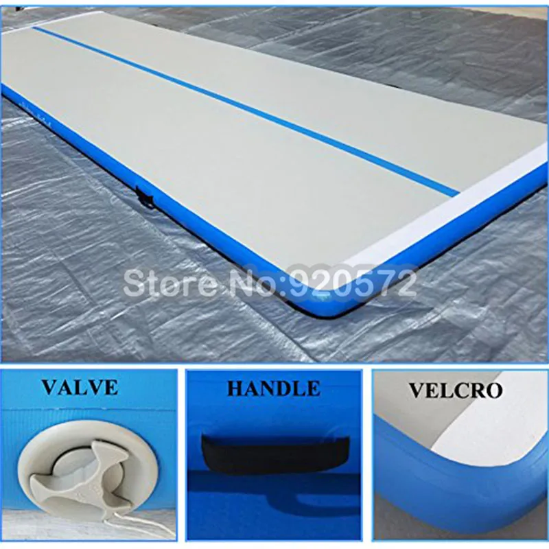 Inflatable Air Track 1m 2m 3m Gymnastics Professional Airtrack Yoga Sport Wrestling Buffer Prevent Injuries Tumbling Mats 6