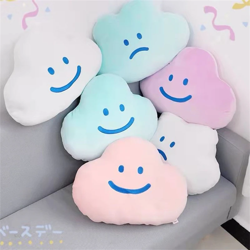 Lovely Smile Clouds Children's Pillow Cute Cloud Pillow Cushion