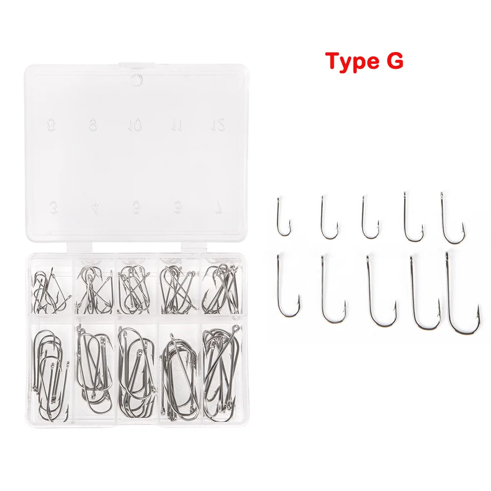 Type G Новинка, 14 отсеков, коробка для рыболовных снастей, приманка, крючки, чехол для хранения, Рыболовный инструмент, коробка для сортировки снастей для Pesca - Цвет: Type G