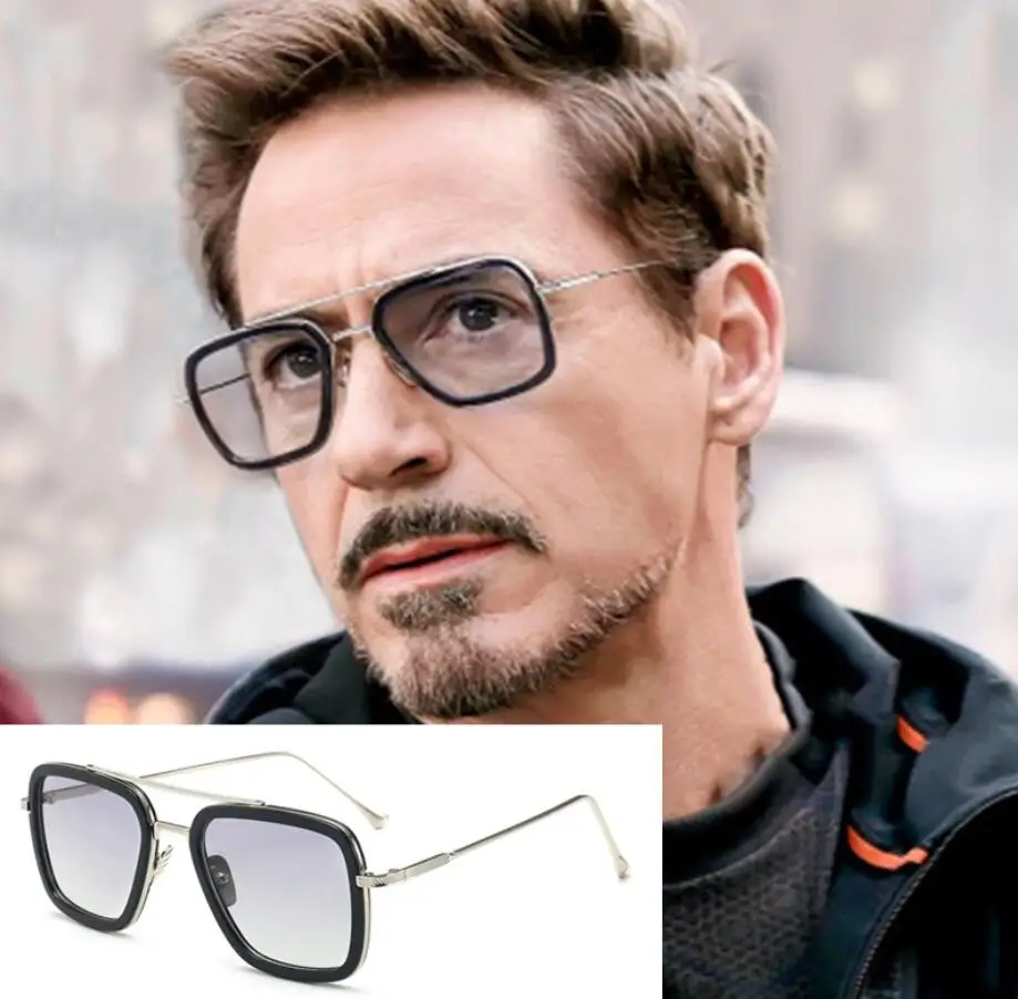 Игрушка Marvel Avengers Железный человек Тони Старк Косплей игрушечные солнечные очки