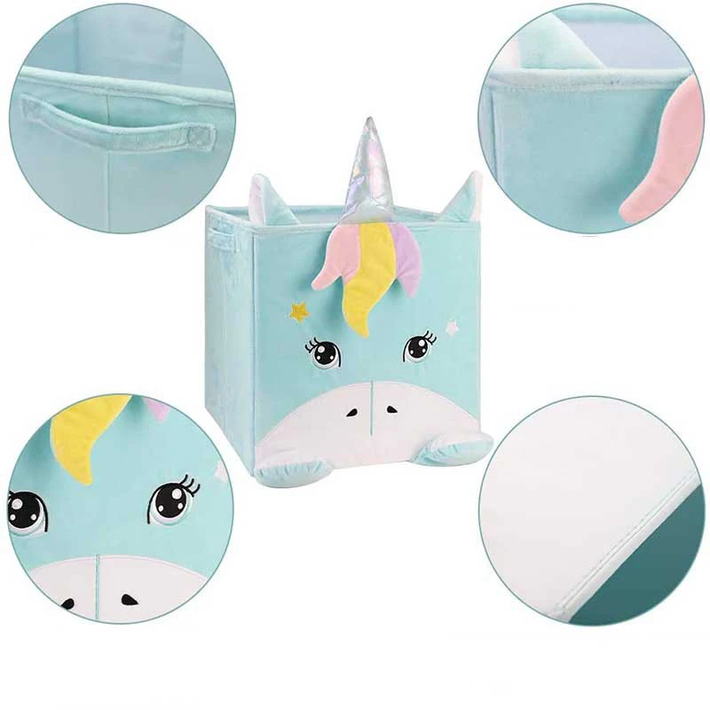 Unicorns Storage Bucket Box Case