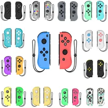 Controlador sem fio bluetooth gamepad para nintend switch console sensor de vibração com alça jogo esquerda direita controlador joystick