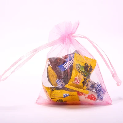 

Wholesale 500pcs 10*12cm Sheer Organza Wedding Party Favor Gift Jewelry Beads Candy Pouch Bag New Bulk