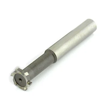

High Speed Steel 6 Flutes T Slot HSS Cut End Milling Cutter Tool Straight Shank