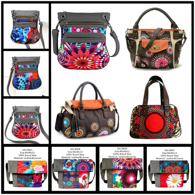 

2019 Inclined bag embroidered shoulder messenger spain bag European style women Design