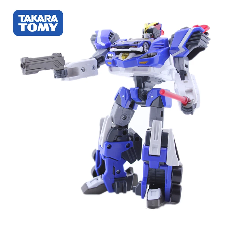 

Takara Tomy Action Figure Speed rescue Kids Gifts Doll Toy Transformers Blue Robot 01MK2 Beach Motorcycle Toy