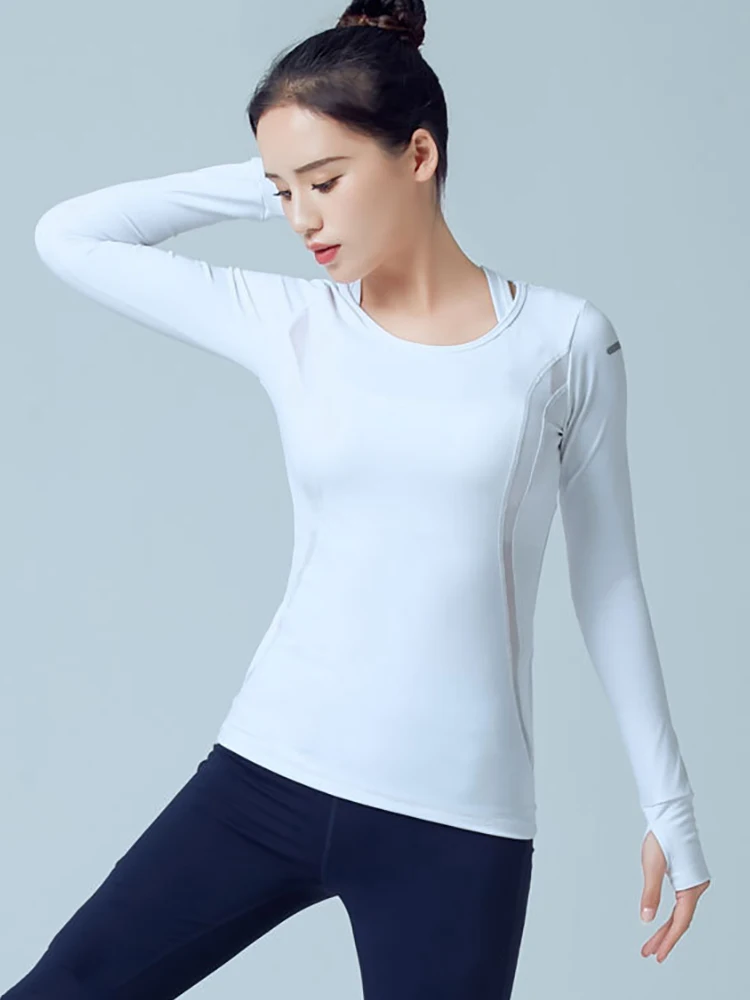 Professional Yoga Shirt Quick Drying Sport Shirt Women Running Suit Gym Women Sport Jerseys Fitness Shirt