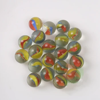 

10pcs/lot 16mm Clear Glass Balls Pinball 8-Petals Marbles Machine Vase Fish Tank Aquarium Decor Gifts Toys for Kids Children