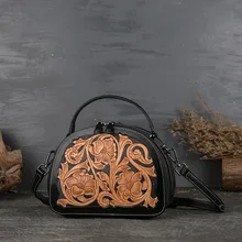 Женская сумка, кожаная, Ретро стиль, верхний слой, Воловья кожа, оригинальная женская сумка, женская сумка на одно плечо, диагональная, поперечная, ручная сумка