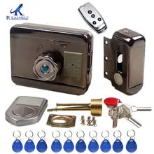 Электронный RFID дверной замок беспроводной электрический замок для металла Электрический дверной замок 125 кГц RFID карта замок без ключа моторный дверной замок
