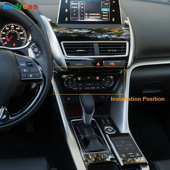 

For Mitsubishi Eclipse Cross 2017-2020 Car AC Conditioning Control Cover Trim CD Button Panel Frame Styling Interior Accessories